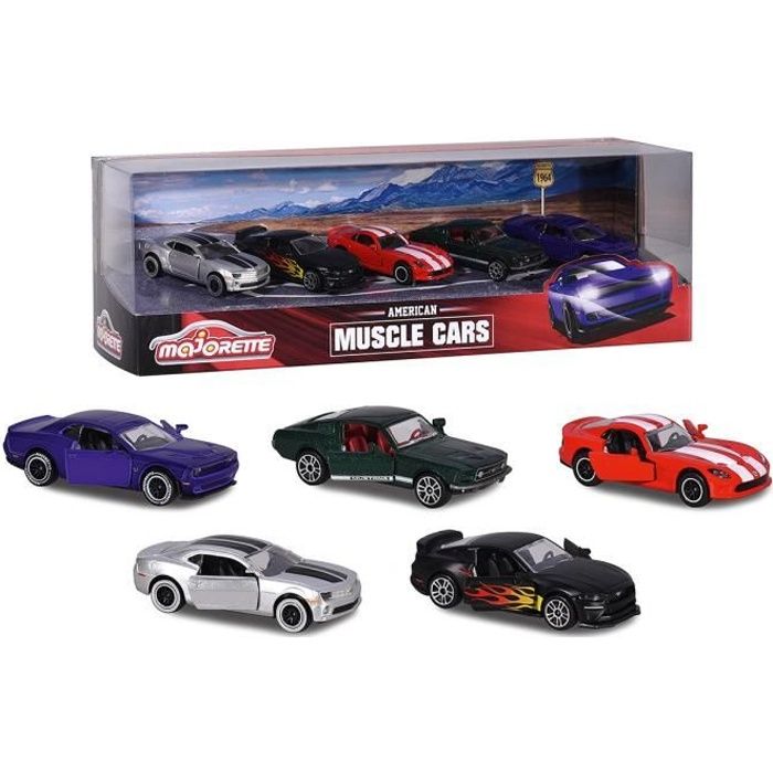 MAJORETTE Muscle Cars Giftpack - 5 Pièces