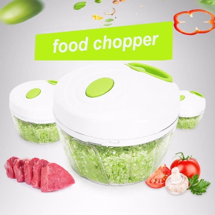 Hachoir à Viande Manuel Inox Cuisine Outil Aliments Légume Fruits Coupe Cutter