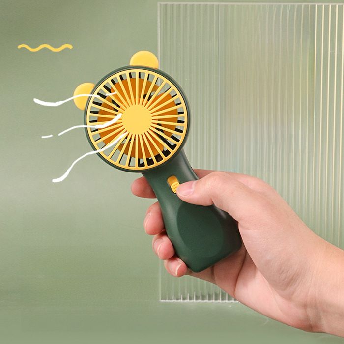 Ventilateur portable mini silencieux - USB rechargeable avec LED intu00e9gru00e9e autonomie 1 heure disponible en plusi