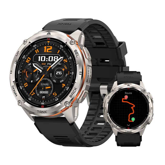 Montre Connectée homme SmartWatch Sport GPS 5ATM KOSPET T3 ULTRA 2 1.43 Tracker dActivit Android iOS Samsung Xiaomi Iphone