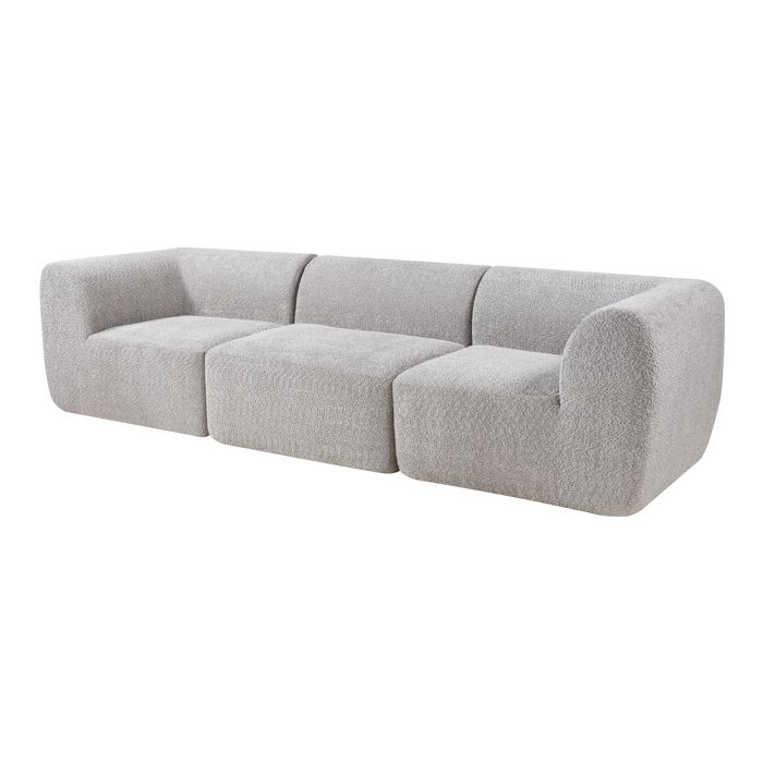 Canapé modulable 3 places Hurvas gris Canapé modulable 3 places Hurvas gris
