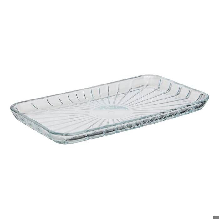 Plat de présentation transparent L276xp162xH21cm