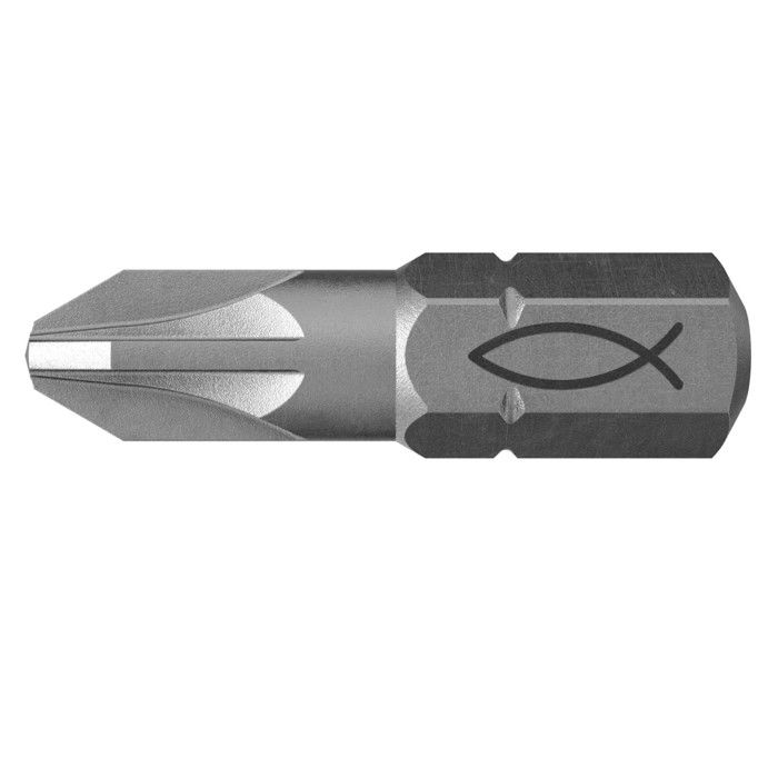 FISCHER Embout de vissage acier PZ2 Boîte de 10 pièces