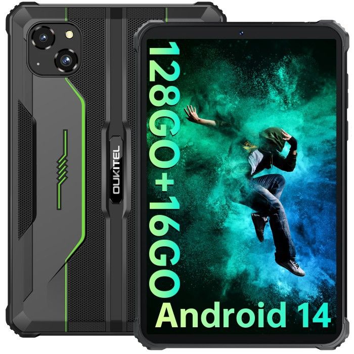 OUKITEL RT3 PRO Tablette Incassable Android 14 Tablette Tactile