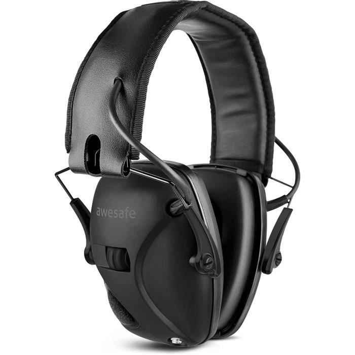 Casque de tir antibruit électronique awesafe GF01 Réduction du Bruit