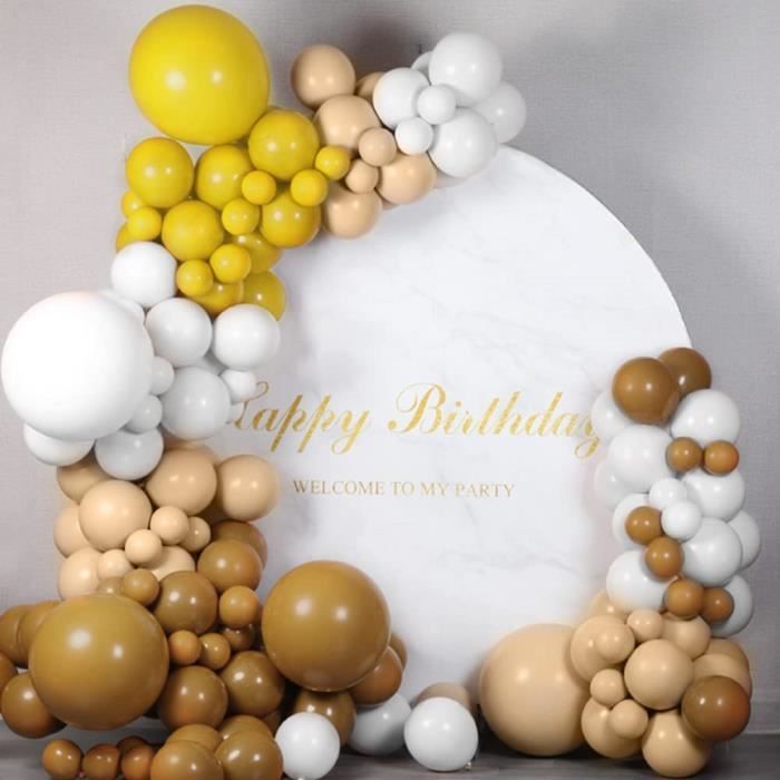 50 Ballons Marron Mat Ø13cm pour l'anniversaire de votre enfant