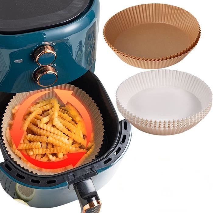 Papier Parchemin Pour Friteuse À Air 50Pcs Air Fryer Papier Jetable