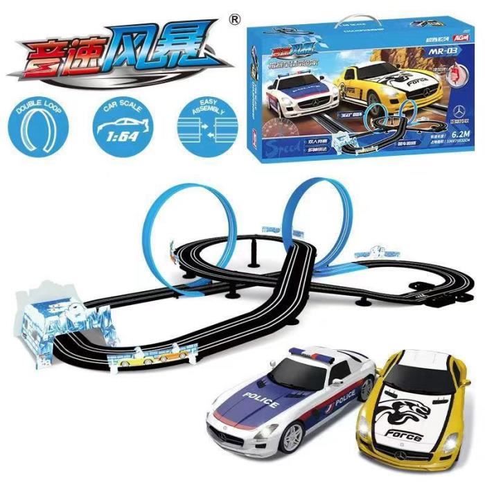 GOPLUS Circuit de Voiture Dinosaures Flexible avec Voiture Électrique