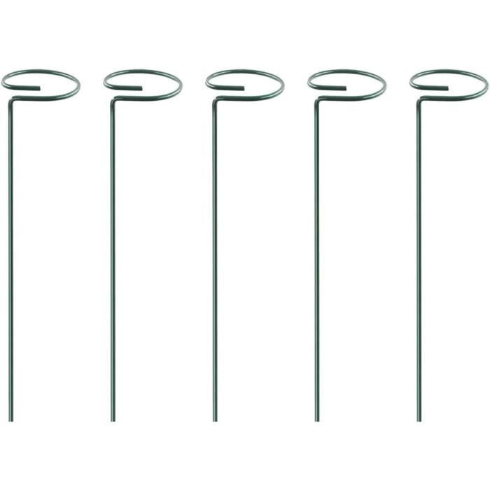Lot De 30 Piquets Pour Plantes De Jardin 41 Cm - Tuteurs Tomates Avec 15 Connecteurs