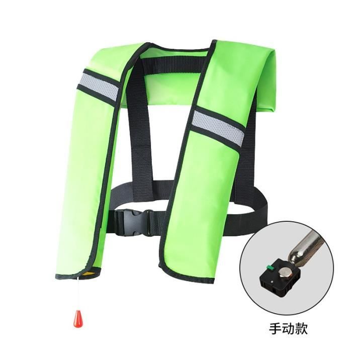 Modele manuel A6 Gilet de sauvetage gonflable manuel automatique gilet de sauvetage professionnel natatio Cdiscount Sport