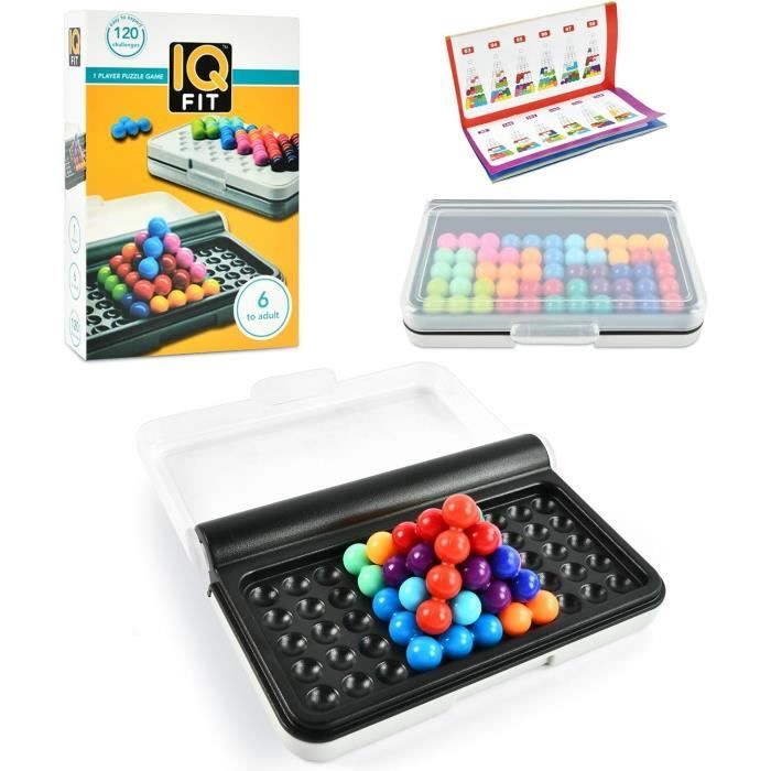 Jeu de Réflexion - Défi de sagesse - IQ Games 2D - 120 pièces - Enfant 6 ans