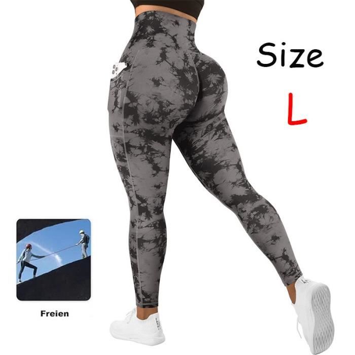 Pantalon de Sudation Femme Legging Legging de Sport Legging Push up Taille Haute Amincissant Pantalon de Sauna avec Poches pour Yoga Cdiscount Sport