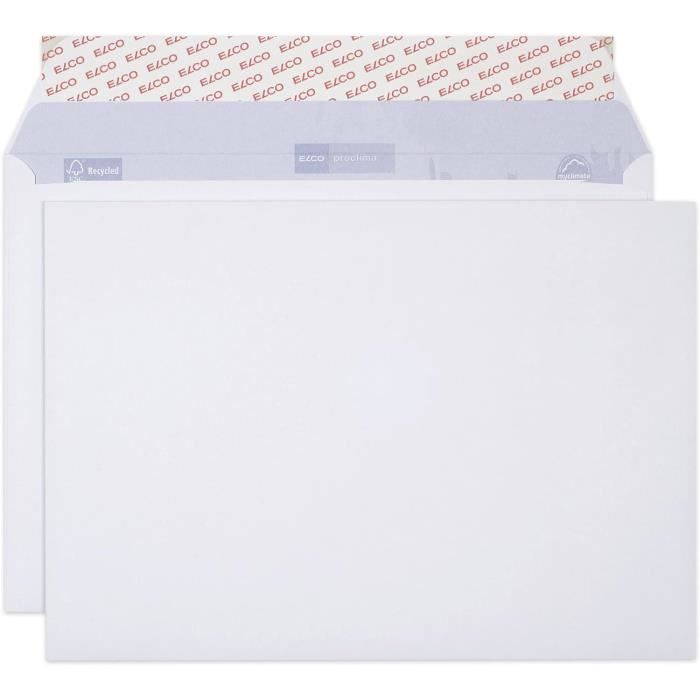 Proclima Fsc Co2 Recyclage Neutre Enveloppes C4 À Patte Autocollante ...