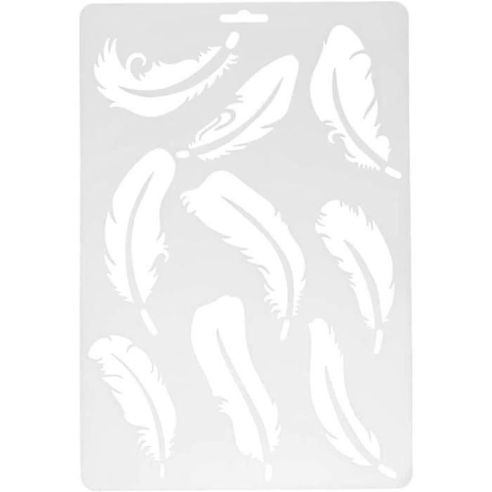 Pochoir En Plastique Pour Décoration, Bricolage Ar... – Grandado