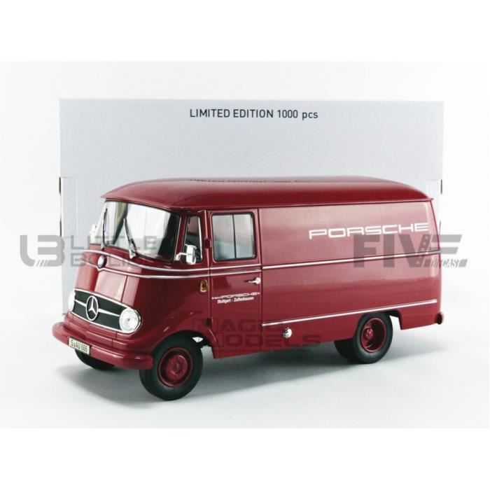 Voiture Miniature De Collection Norev 1 18 Mercedes Benz L319 Porsche 1960 Rouge 183416 Achat Vente Vehicule Circuit Cdiscount