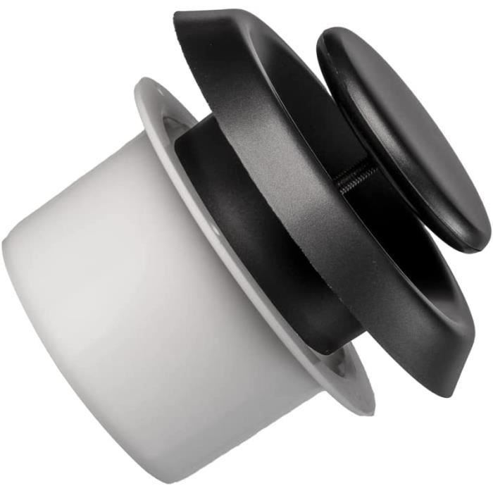 BUILDMART - Grille D'aération Décorative Moderne - 40,6 X 20,4 Cm - Noire - Diffuseur Linéaire Pour Plafond, Mur, Sol - Texas Buildmart