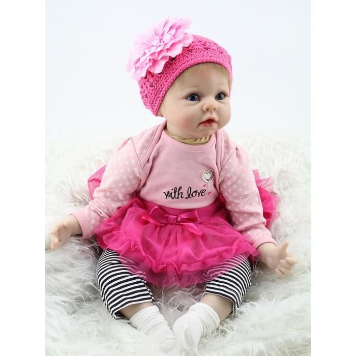 Realiste Reborn Bebe Poupee Gros Bebe Poupees De Noel Cadeau Pour Fille Bebe Cdiscount Jeux Jouets