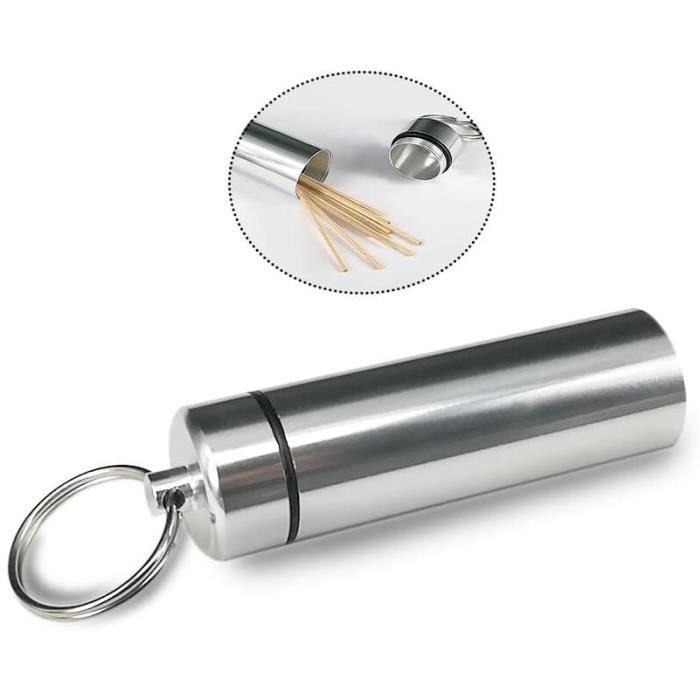 Cikonielf Porte-cure-dents 304 Alliage D'aluminium Métal Outil De