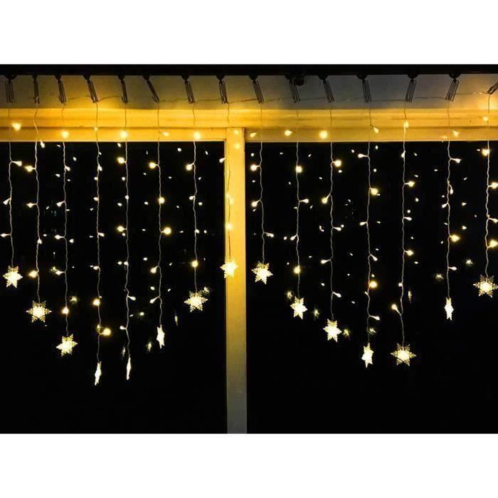 Decoration Lumineuse Noel Pour Fenetre Fa Rideau Lumineux Flocon De Neige Guirlandes Lumineuses Pour Rideau Fenetre Decoration De Noel Mariage Jar Qqgln1113a0346 Cdiscount Maison