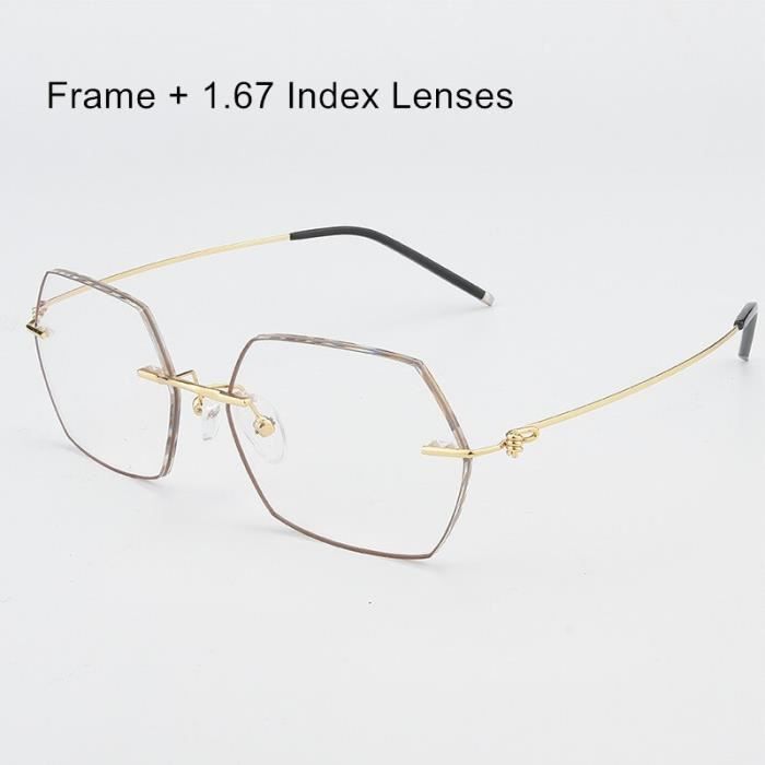 lunette de vue hexagonale