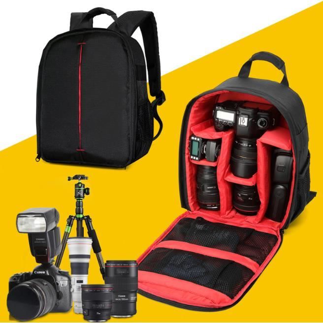 Sac à Dos Étanche Pour Appareil Photo – Grand Compartiment DSLR, Nylon Résistant – Pour Photographes