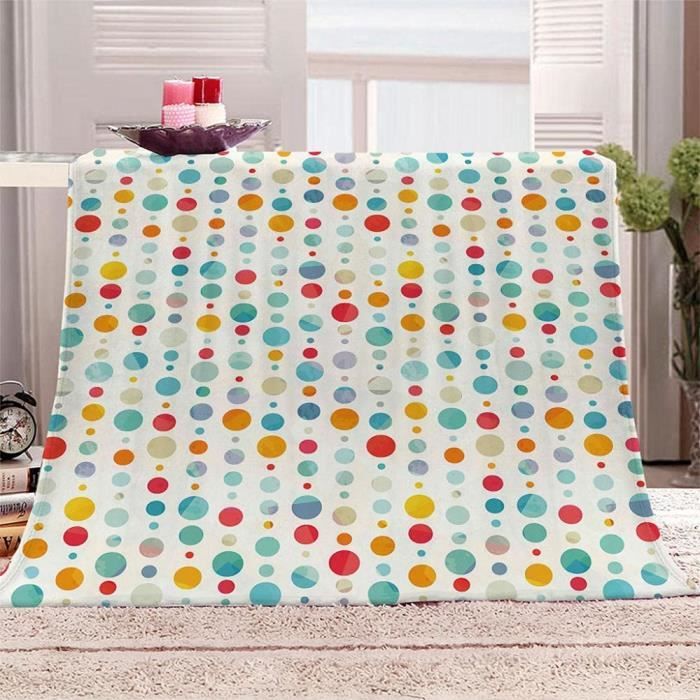 Plaid Velours Côtelé 200x150 Cm - Vert Olive - Anti-boulochage - Couverture Canapé Chaude - Lavable 30°C