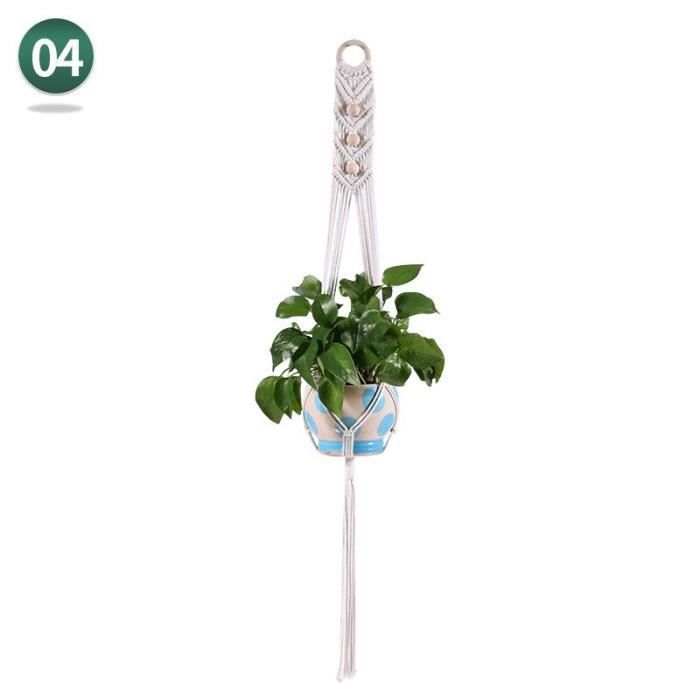 Macramé support pour plante - Décoration