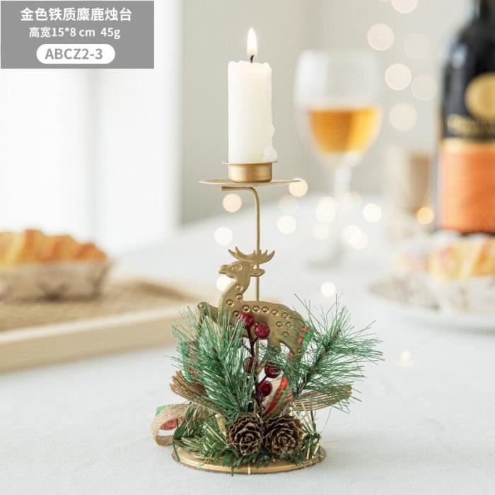 Bougeoir Vintage En Laiton - 6cm - Déco Maison - Pour Bougies - Style Rétro - Cadeau Chaleureux