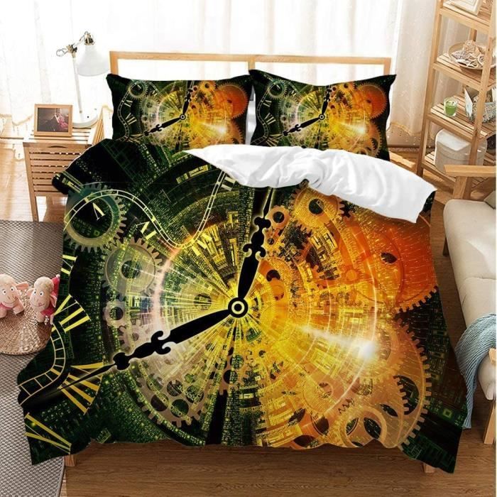 Parure De Lit Astronaute, Housse De Couette Imprimé Galaxie, Lot De 3