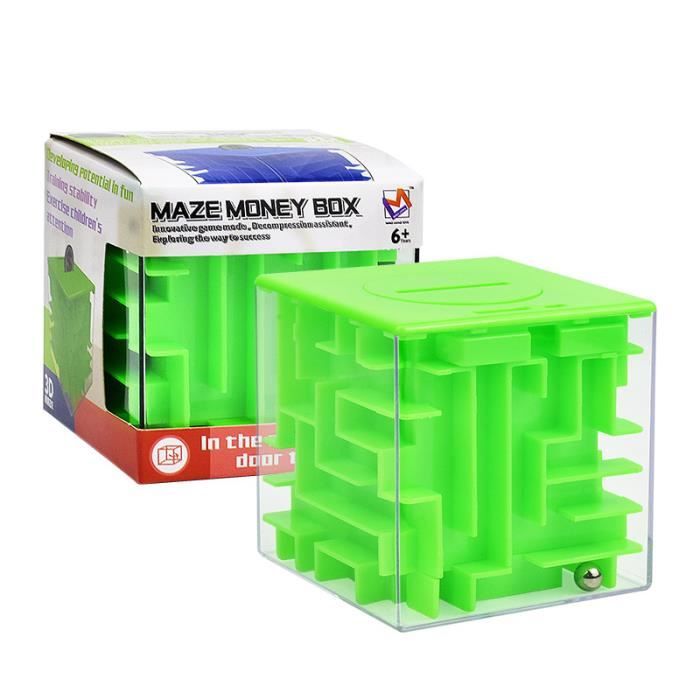 Lexon LH46V Secret Boîte De Rangement/Tirelire PMMA Noir 9 X 9 X