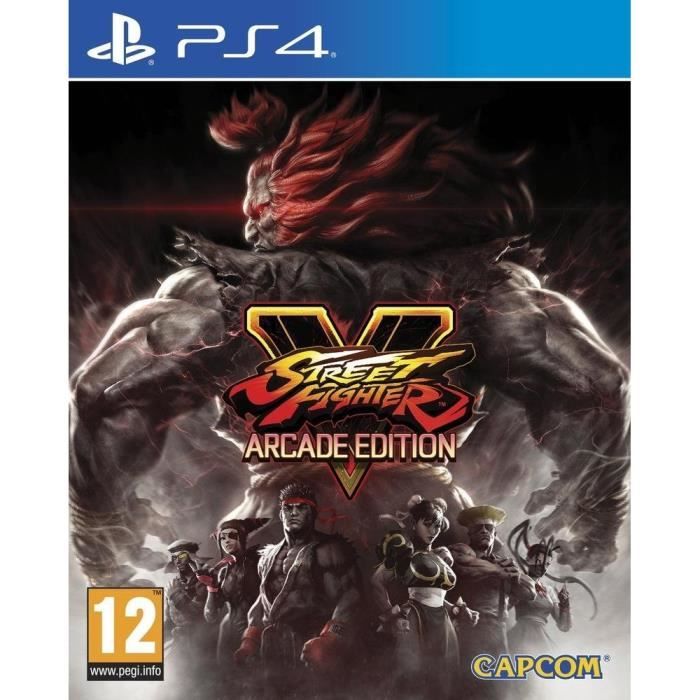 Street Fighter V Edition Arcade PS4 + 1 Skull Sticker Offert