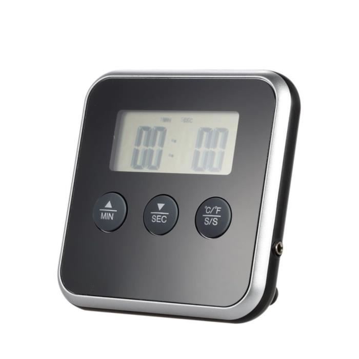 Thermomètre à Viande Sans Fil PeachStreet – Bluetooth 150 M, Sonde étanche IP68, Affichage LED, Pour Barbecue Thermomètre à Viande Sans Fil PeachStreet – Bluetooth 150 M, Sonde étanche IP68, Affichage LED, Pour Barbecue