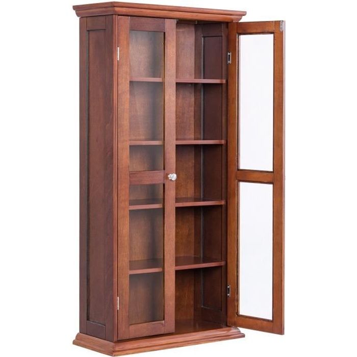 Armoire Étagère Rangement Cd / Dvd Meuble De Rangement Pour 100