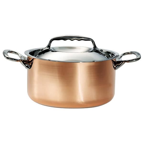 Faitout En Cuivre De Buyer Prima Matera - 16 Cm Avec Couvercle Inox - Fabriqué En France - Neuf