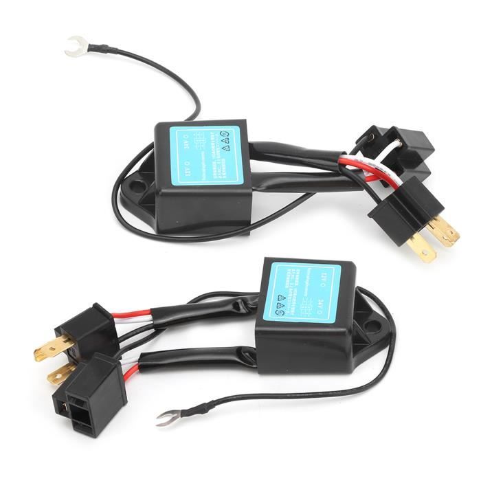 2 Décodeurs LED CANBUS T10 - Anti-clignotement, Suppression D'erreur Phare, Compatibles Avec Nombreuses Voitures