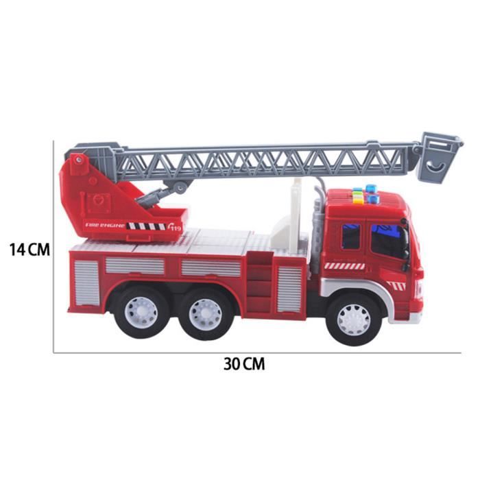 Camion de pompier sonore et lumineux