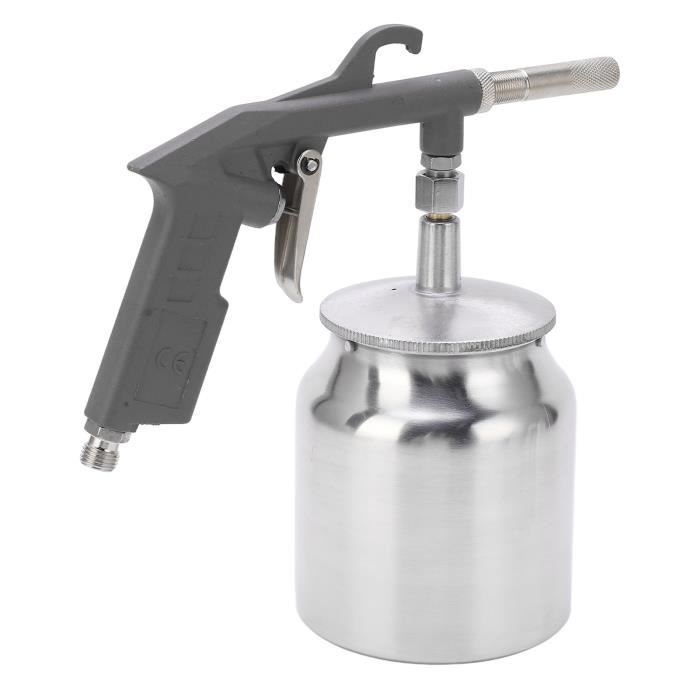 Kit De Sablage Portable 50 Lbs – Pistolet Sablage Air Comprimé, Tuyau 4,5 M, Seau En Aluminium (sable Non Inclus)