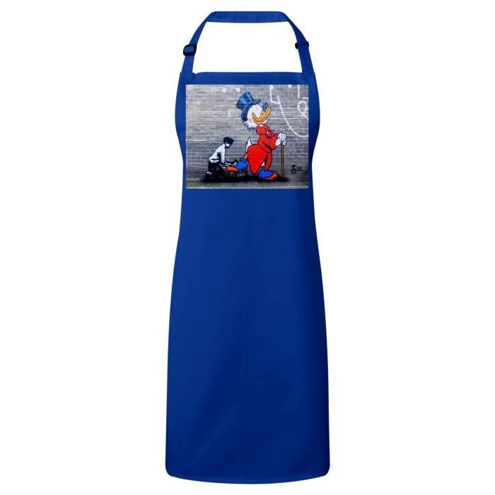 Borsa Grande Fabulous In Cotone E Poliestere, Shopping E Spiaggia, Design Street Art Graffiti, Bianco, 38x42 Cm