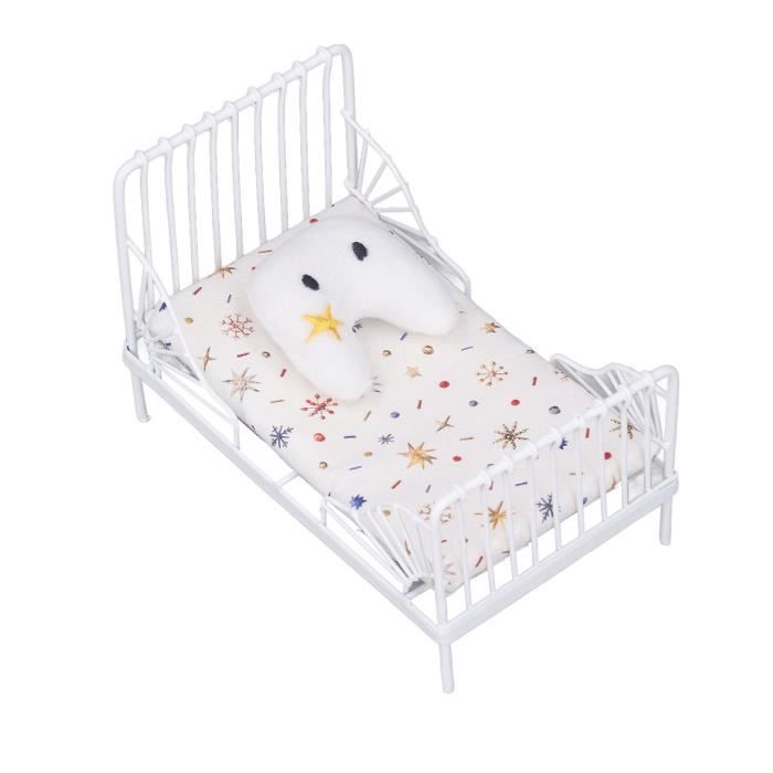 Lit double poupée bois à décorer - Unique et Créatif | Décorez-moi