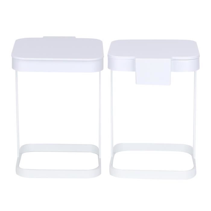 Support Sac Poubelle Suspendu En Acier Inoxydable – Clip Réglable Ultra Solide, 5 Kg, Idéal Cuisine, Salle De Bain & Camping-Car