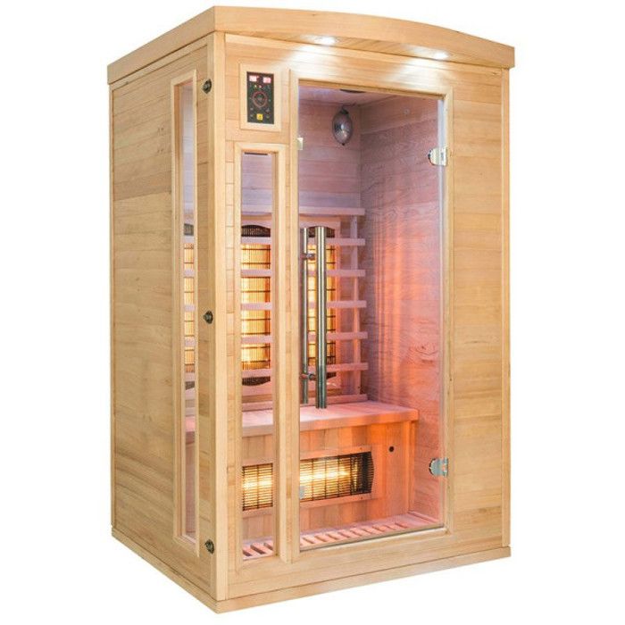 Sauna infrarouge Apollon Quartz 2 places France-Sauna