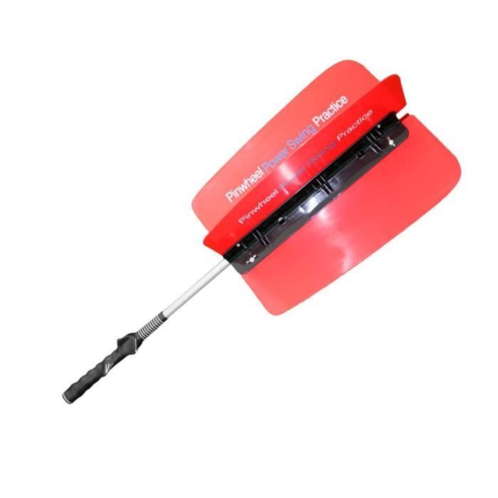 Golf Swing Trainer Practice Fan Pinwheel Power Training Grip Guide Aid