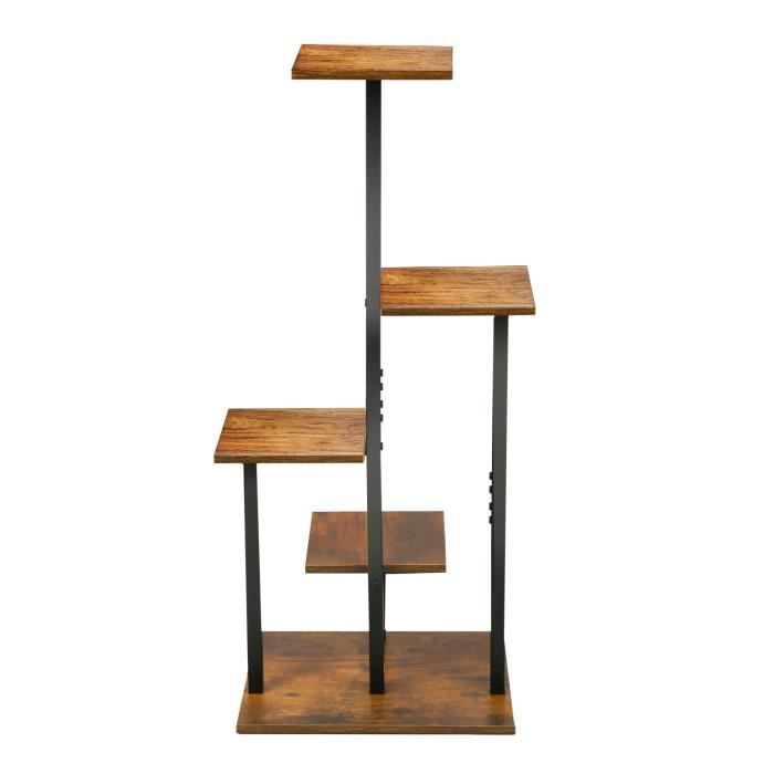 CWU Support à fleurs avec roues 95x25x101 cm bois massif de sapin AB362863 60299 - Maison