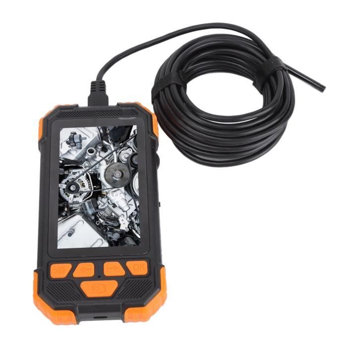 LabTEC Caméra D'Inspection Endoscope Double Objectif 1920P 7,9mm IP67 - 5m Semi-Rigide Avec LED Pour IPhone, Android, USB