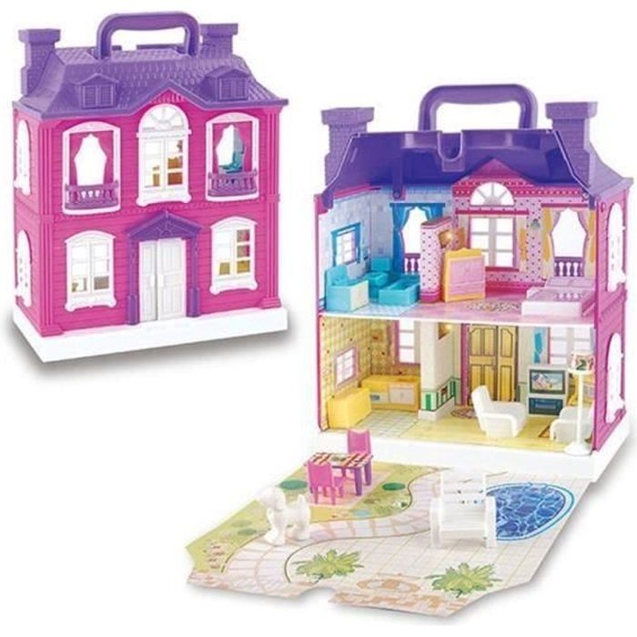 Kit de maison de poupée miniature DIY maison de poupée jouets DIY maison kit pour cadre photo design kits de poupées