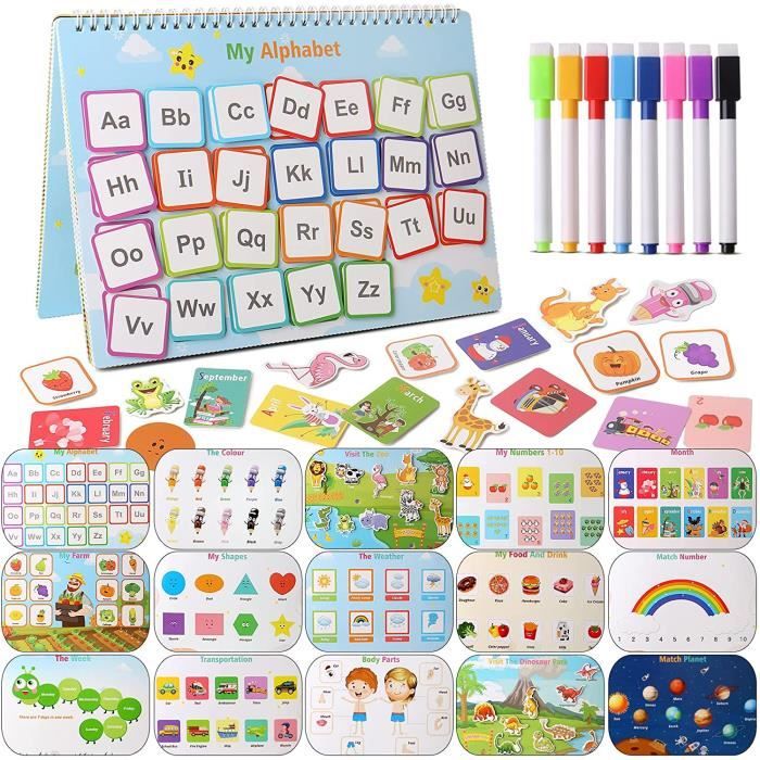 ImaginJoy Busy Board Montessori 1 An - Busy Book Sensoriel Avec Jeux éducatifs Pour Filles Et Garçons