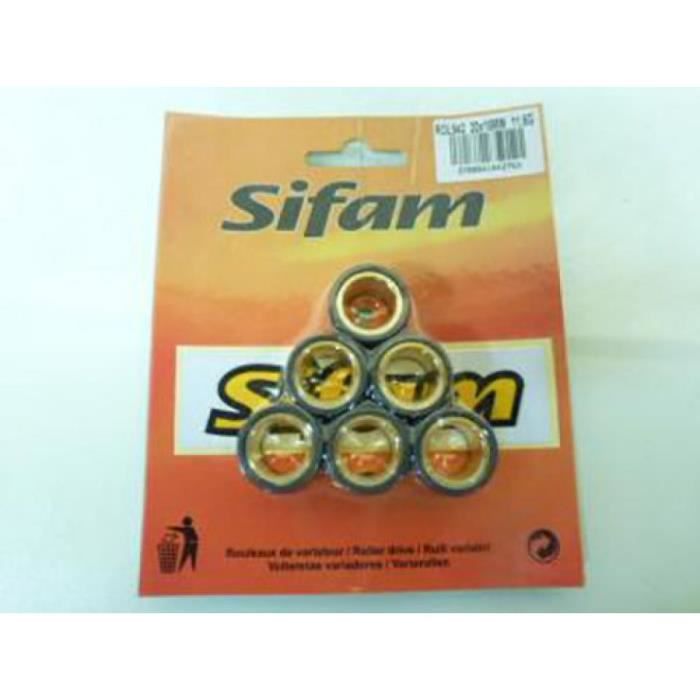 Galet Rouleau De Variateur Sifam Pour Scooter Honda 125 SH 2001 2004 galet-rouleau-de-variateur-sifam-pour-scooter-honda-125-sh-2001-2004