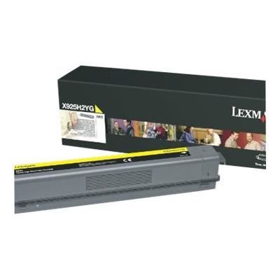 Cartouche de toner jaune Lexmark X925 Rendement élevé 7500 pages