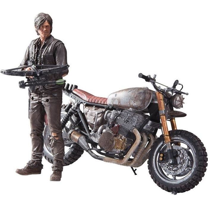 Figurine The Walking Dead 5&6 Daryl Dixon avec Chopper Cdiscount Jeux Jouets