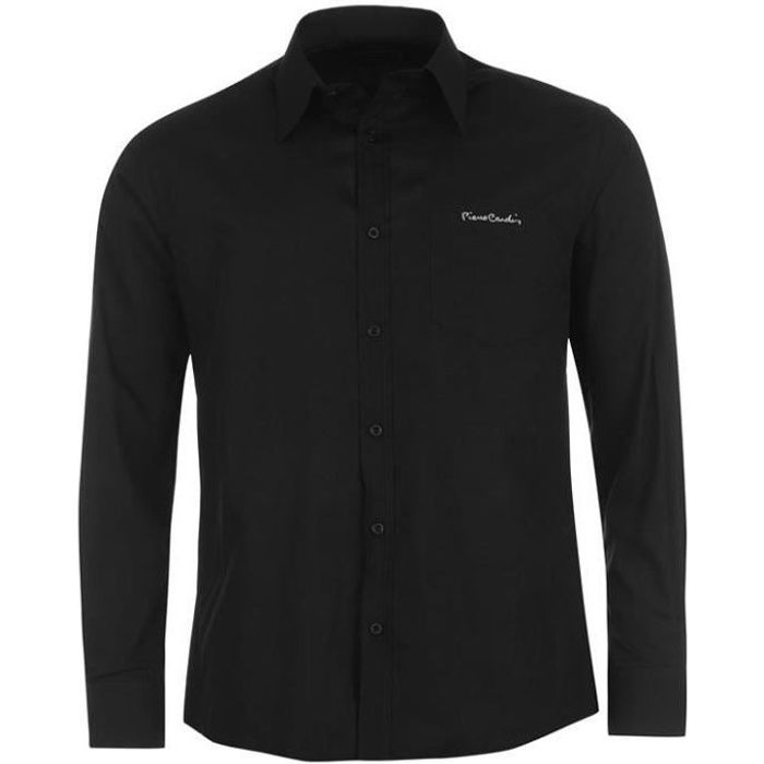 Chemise homme Pierre Cardin noir